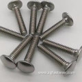 DIN603 carriage bolts round head square neck bolt with full thread stainless steel and carbon steel 5mm m4